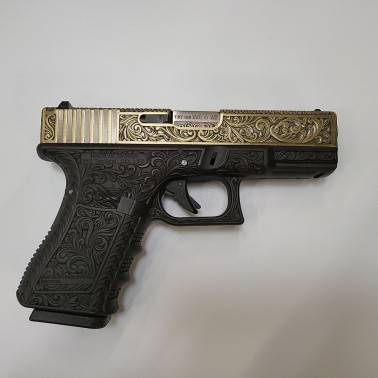 WE19 classic floral pattern ivoir etched 0.9j