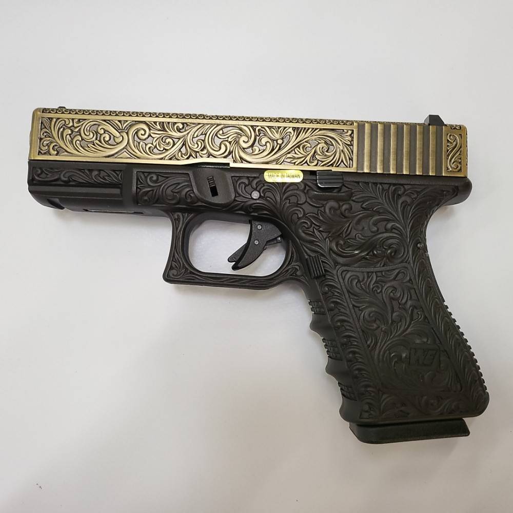 WE19 classic floral pattern ivoir etched 0.9j