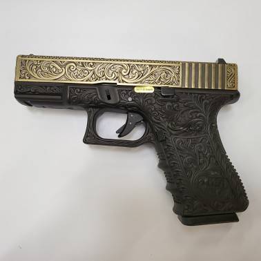 WE19 classic floral pattern ivoir etched 0.9j