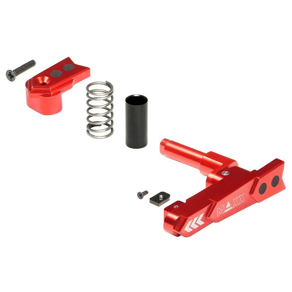 MAXX CNC Aluminum Advanced Magazine Release (Style A) rouge