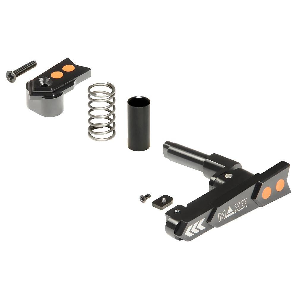 MAXX CNC Aluminum Advanced Magazine Release (Style A) noir