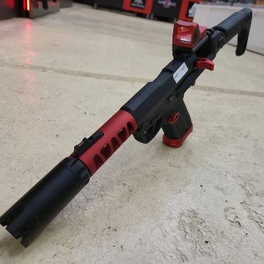 AAP custom assassin noir et rouge avec RMR et crosse et traceur