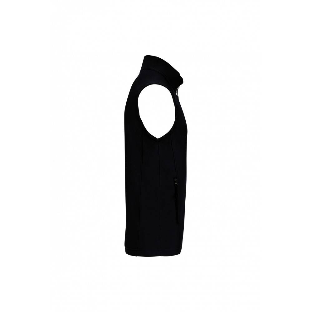 softshell sans manche noir (possibilité de l imprimer)