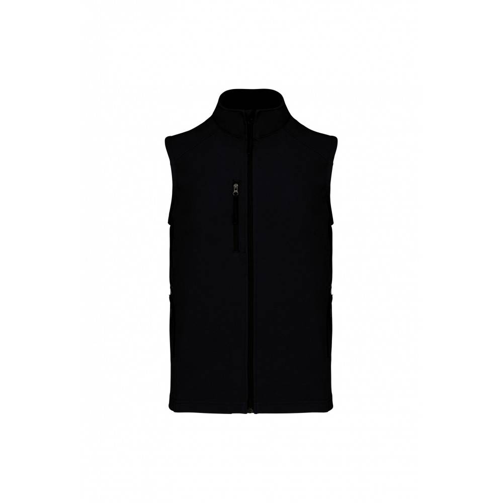 softshell sans manche noir (possibilité de l imprimer)
