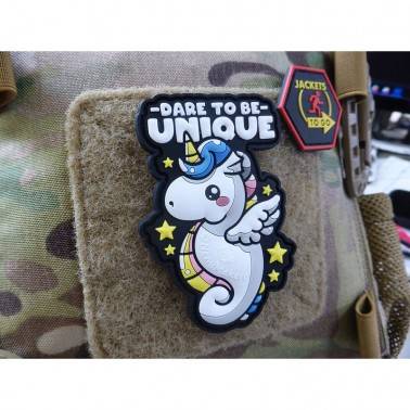 patch pvc licorne dare to be unique
