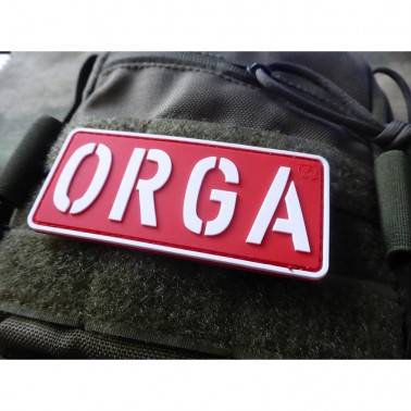 patch pvc ORGA rouge et blanc 