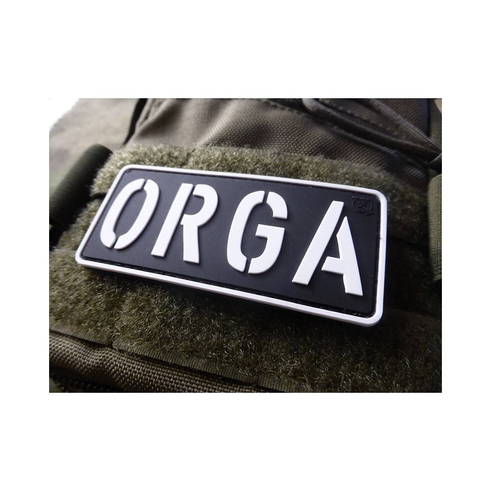 patch pvc ORGA noir et blanc