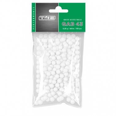 sachet 100 bb's brise-glace en polymere calibre 43 QAB43 2.4496 t4e