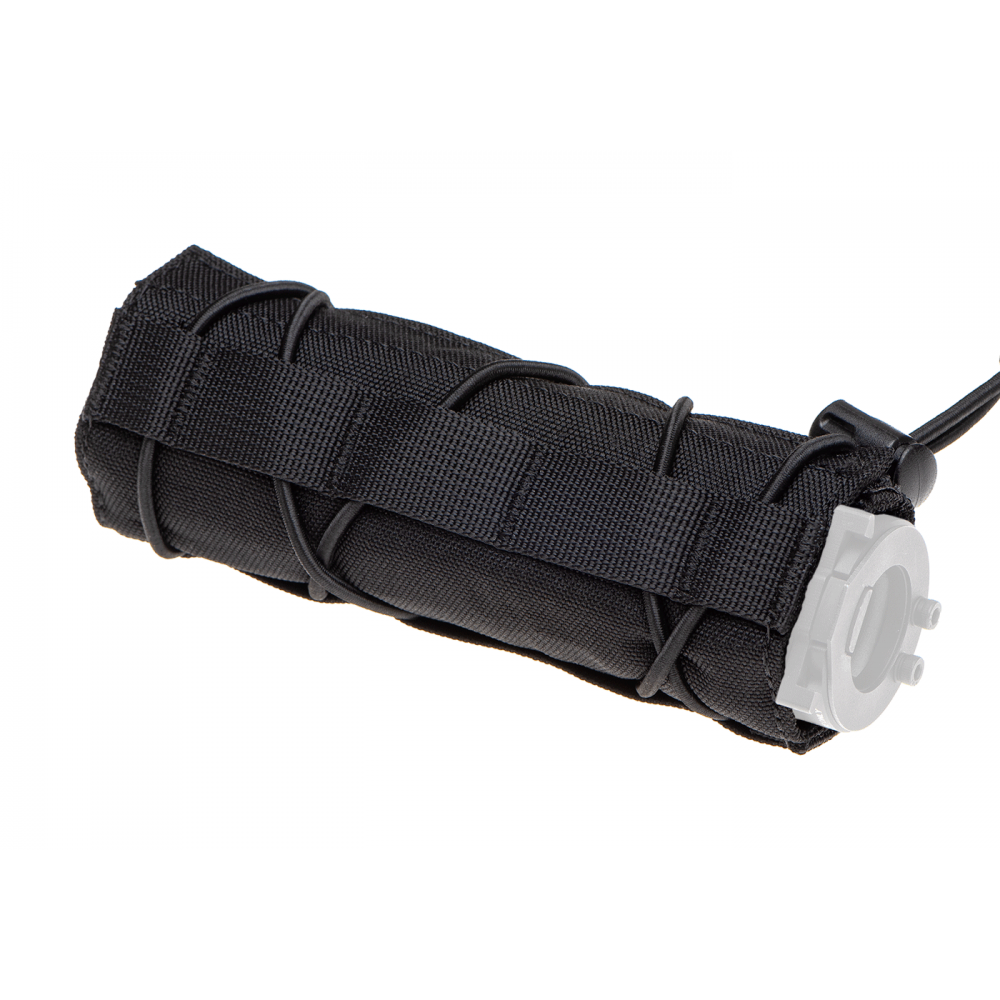 couvre silencieux NOIR court 14cm  INVADER GEAR 34786