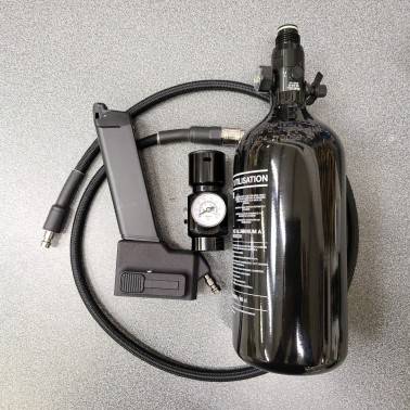 pack HPA EU NOIR pour GLOCK AAP pour chargeur M4 avec bouteille et regulateur et flexible