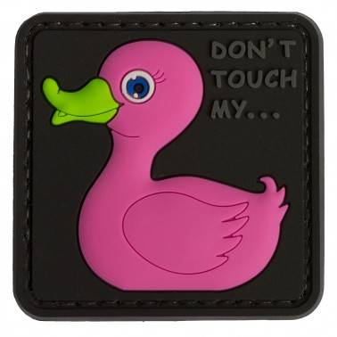 patch canard duck don't touch my version pink rose