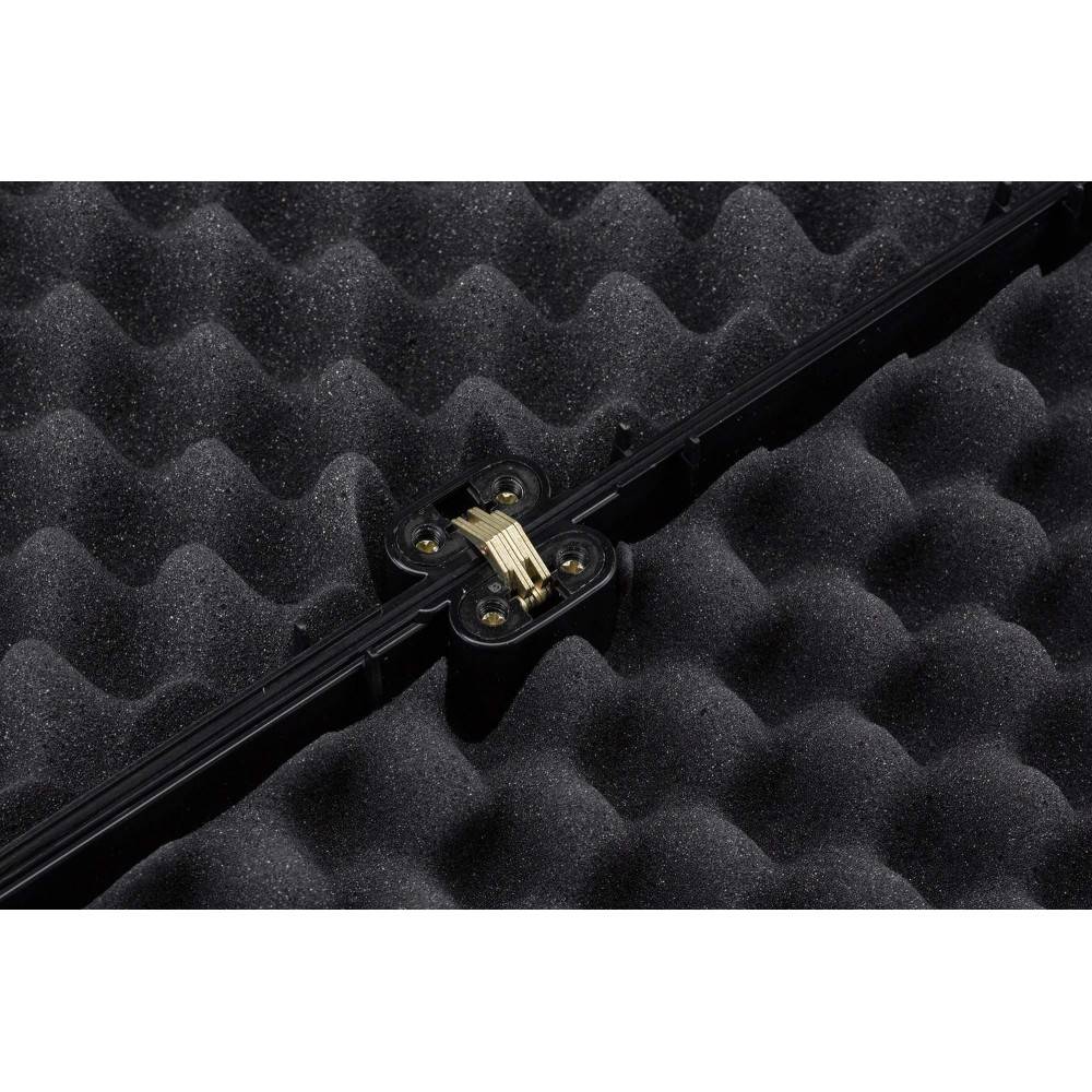 mallette noire 97cm en polypropylene pour arme