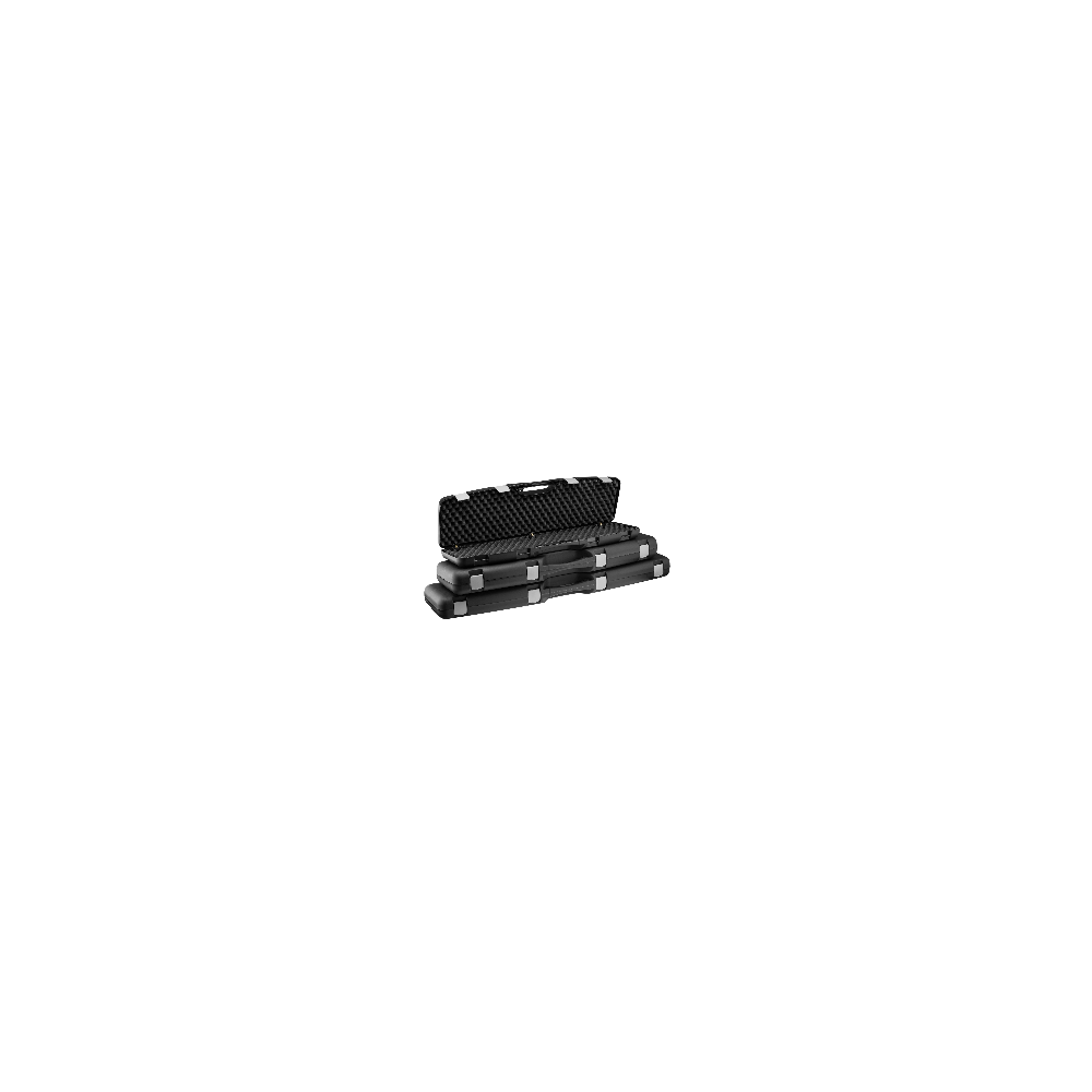 mallette noire 97cm en polypropylene pour arme