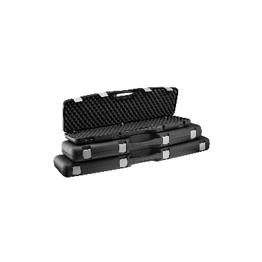mallette noire 97cm en polypropylene pour arme