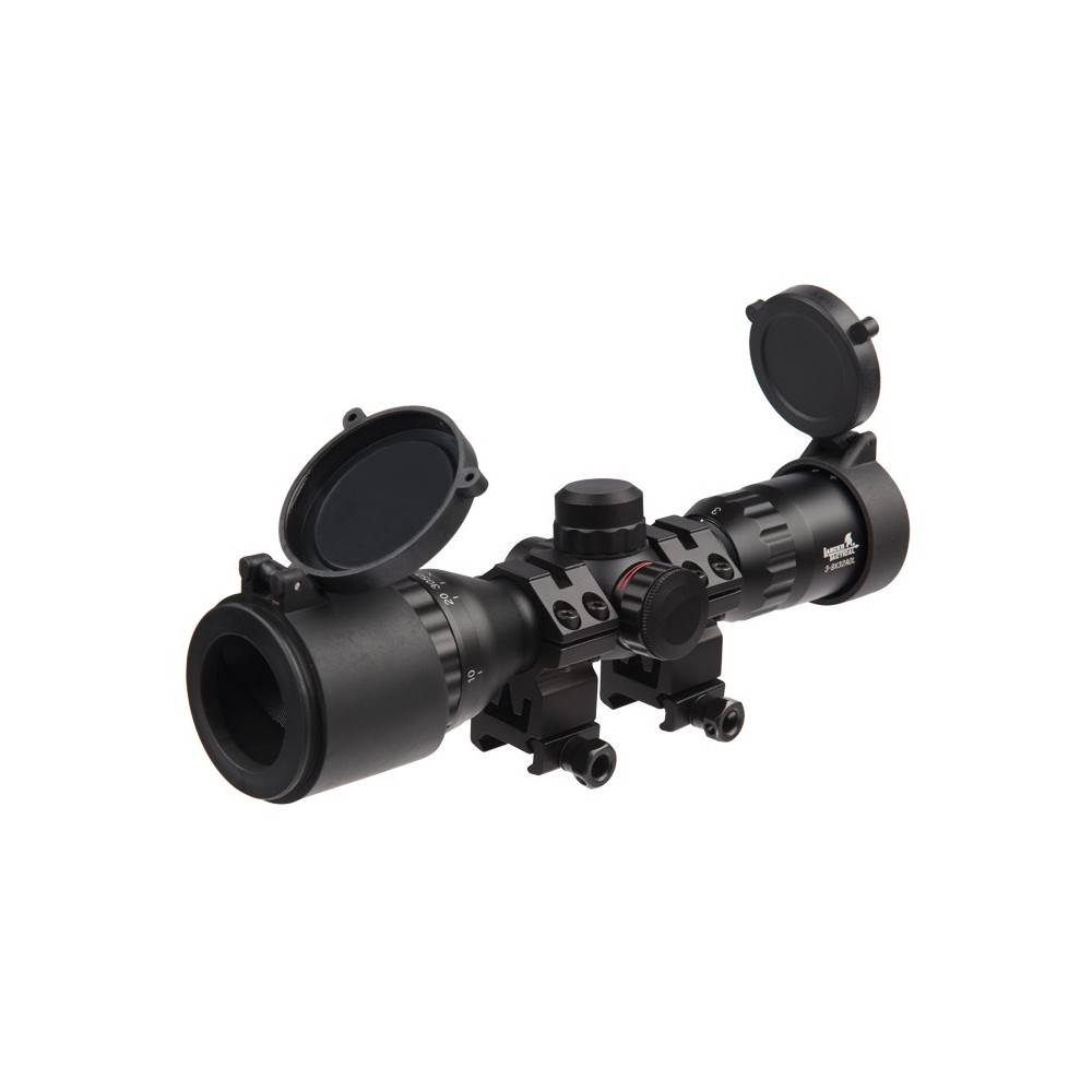 lunette 3-9x32 AOL  Mil-dot rouge et vert lancer tactical