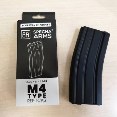 chargeur aeg 120 bb's m4/m16 polymère noir SPECNA ARMS