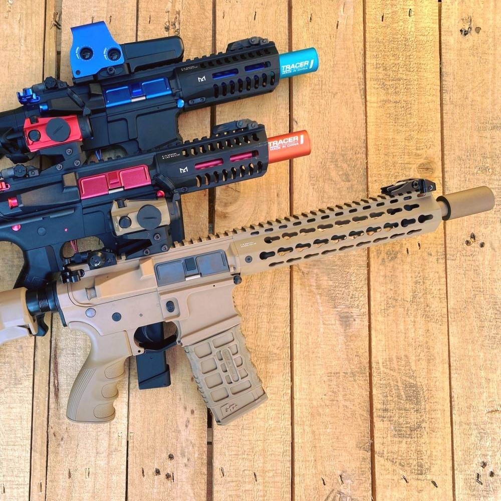 Traceur bleu rechargeable pour AEG et GBB tactical OPS