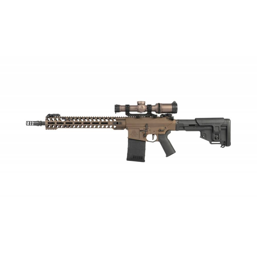 Pack AEG AR308L deluxe bi-ton ARES avec silencieux, lunette et mallette