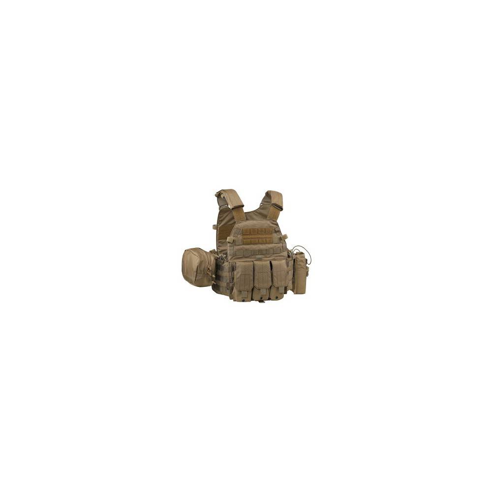 veste tactique TAN avec poches S&T tactical s&t armament