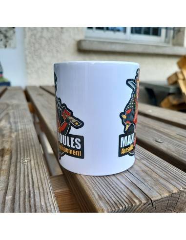 mug tasse max2joules logo Deadpool samourai