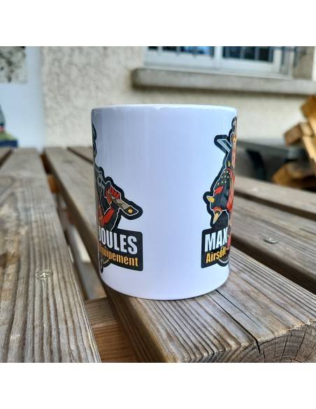 mug tasse max2joules logo Deadpool samourai