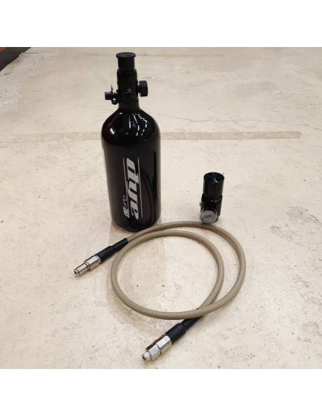 kit passage HPA bouteille regulateur et flexible TAN type US en quick disconnect