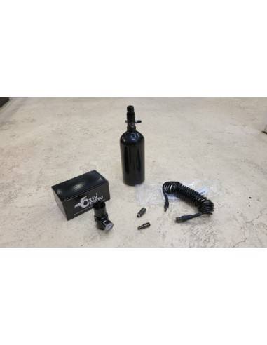kit passage HPA bouteille regulateur et flexible mini mamba type US en quick disconnect max2joules