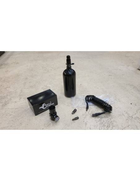 kit passage HPA bouteille regulateur et flexible mini mamba type US en quick disconnect max2joules