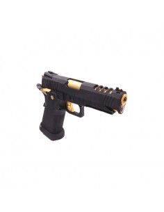 Replique Hi-capa 4.3 HX2711 GBB gold et noir  AW CUSTOM