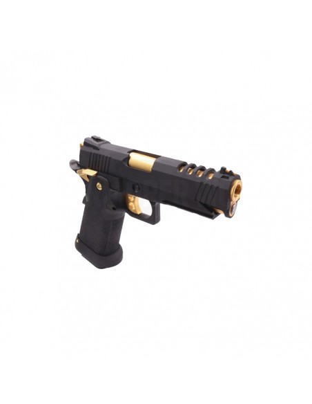 Replique Hi-capa 4.3 HX2711 GBB gold et noir  AW CUSTOM