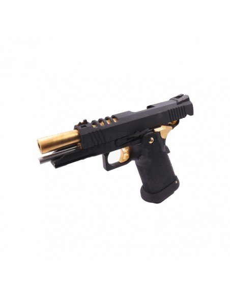 Replique Hi-capa 4.3 HX2711 GBB gold et noir  AW CUSTOM
