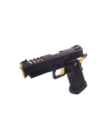 Replique Hi-capa 4.3 HX2711 GBB gold et noir  AW CUSTOM