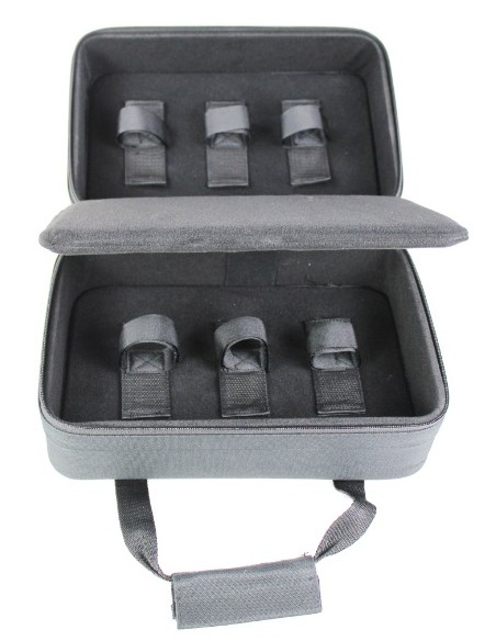 Mallette semi-rigide double pistolet grise S&T