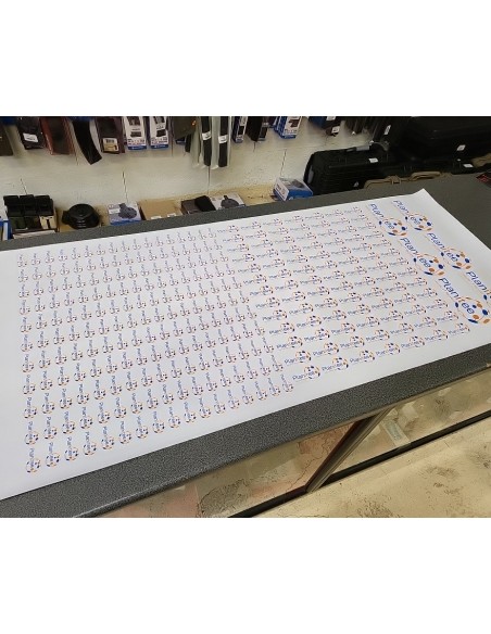 impression stickers autocollants laize de 46cm repositionnables