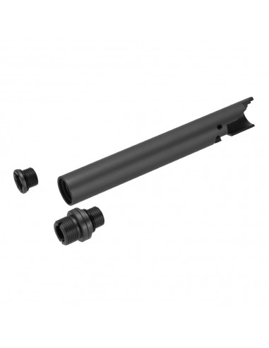 Outer barrel noir fileté alu pour HI-CAPA DOR tokyo marui NINEBALL