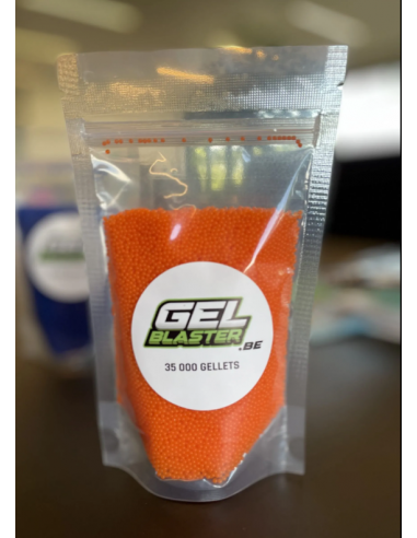 sachet 10 000bb's gel blaster orange