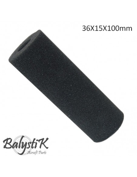 mousse pour silencieux 36x15x100mm