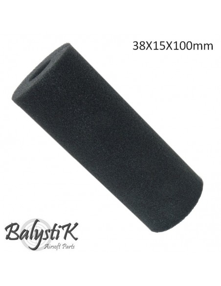 mousse pour silencieux 38x15x100mm