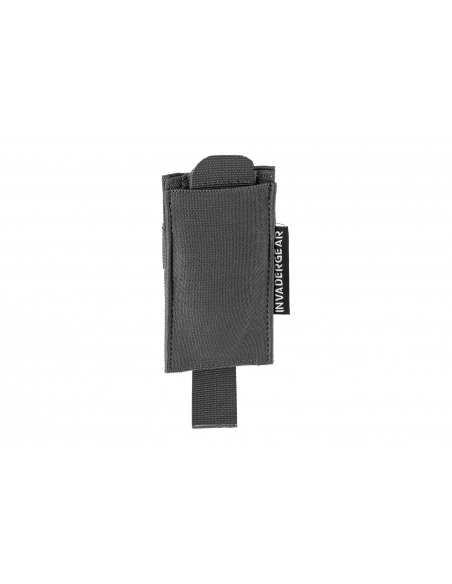 drapeau de touche rouge dans pochette noire MOLLE INVADERGEAR