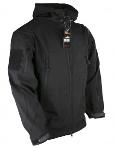 Veste softshell noir PATRIOT KOMBAT Tactical 2