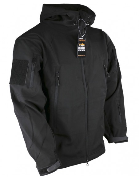 Veste softshell noir PATRIOT KOMBAT Tactical