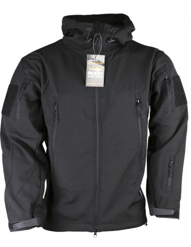 Veste softshell noir PATRIOT KOMBAT Tactical