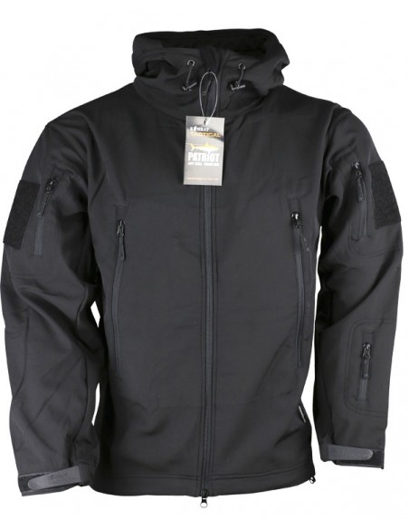 Veste softshell noir PATRIOT KOMBAT Tactical
