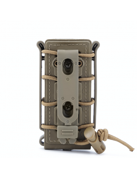 porte chargeur FAST pistolet 9mm 1911 rigide TAN Swiss arms