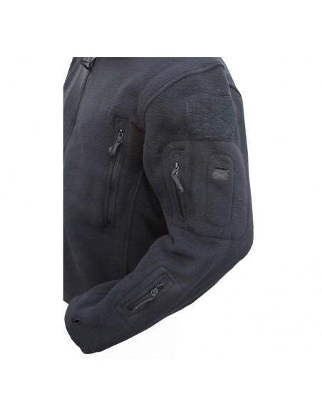 veste polaire RECON tactical hoodie Noir