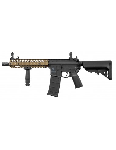 Pack Réplique AEG LT-18 GEN2 MK18 Noir-Bronze 1j avec housse et batterie et chargeur