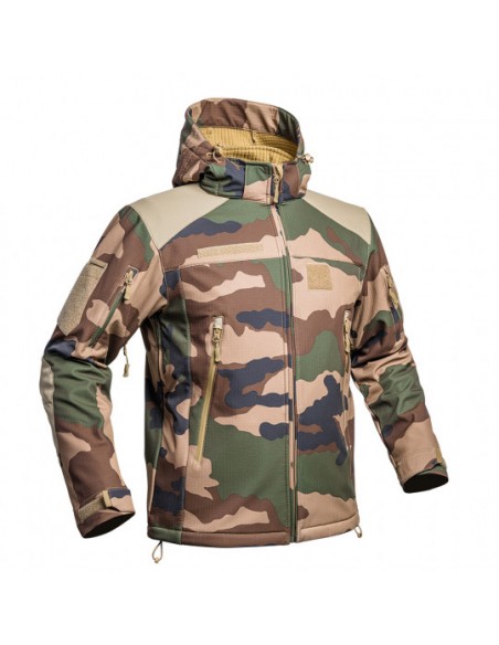 Veste V2 SOFTSHELL fighter CAMO FR CE A10