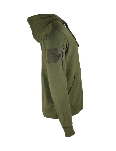 sweat shirt SPEC-OPS avec fermeture ZIP olive KOMBAT TACTICAL