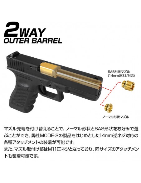 OUTER BARREL NON-RECOIL METAL G17 GEN4 - PROMETHEUS NINE BALL