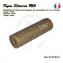 SILENCIEUX KYOU M5 TAN D33MM LONG 110MM 14(-)MM